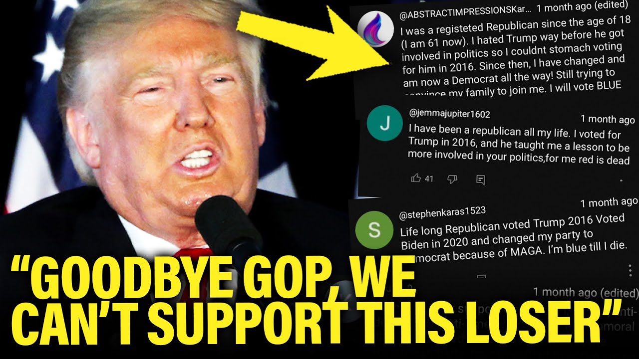 REAL Republicans RUN AWAY From Trump, Party SHRINKS