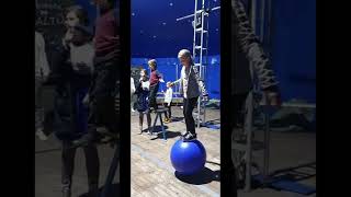 Basalto Zirkus Training auf Kugel und Rolle. Familienferiendorf Hübingen by Daniel Brauer 94 views 1 year ago 3 minutes, 41 seconds