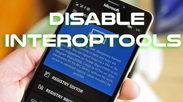 InteropTools - How to disable it without Hard Reset
