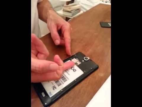 Smart watch how to put memory card xl