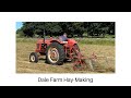 HAY MAKING DALE FARM - VINTAGE TRACTORS UK FARMING PEAK DISTRICT