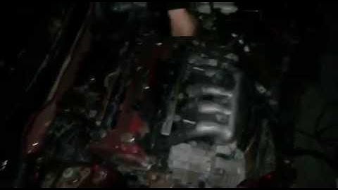 K20 swaped in CRX first start