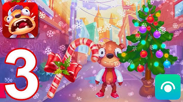 Despicable Bear - Gameplay Walkthrough Part 3 - Winter Party (iOS)
