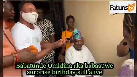 BABASUWE SURPRISED BY HIS COLLEAGUES AS HE CELEBRATES HIS 62ND BIRTHDAY TODAY!