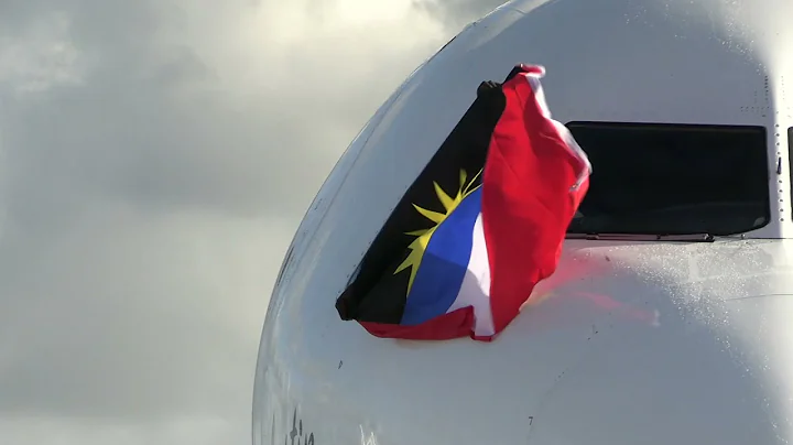 ANTIGUAN ARON SIMON CO-PILOTS INAUGURAL FRONTIER A...