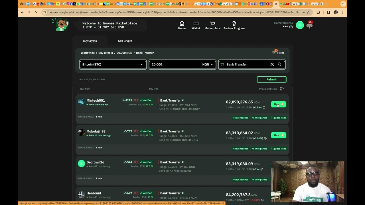How to Buy #Bitcoin on NoOnes using #Bank Transfer Payment Method