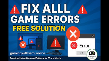 Fix All Game Errors on PC | DLL, Crashes, Black Screen, Lag, ISDone.dll, Driver Fix (Full Guide)