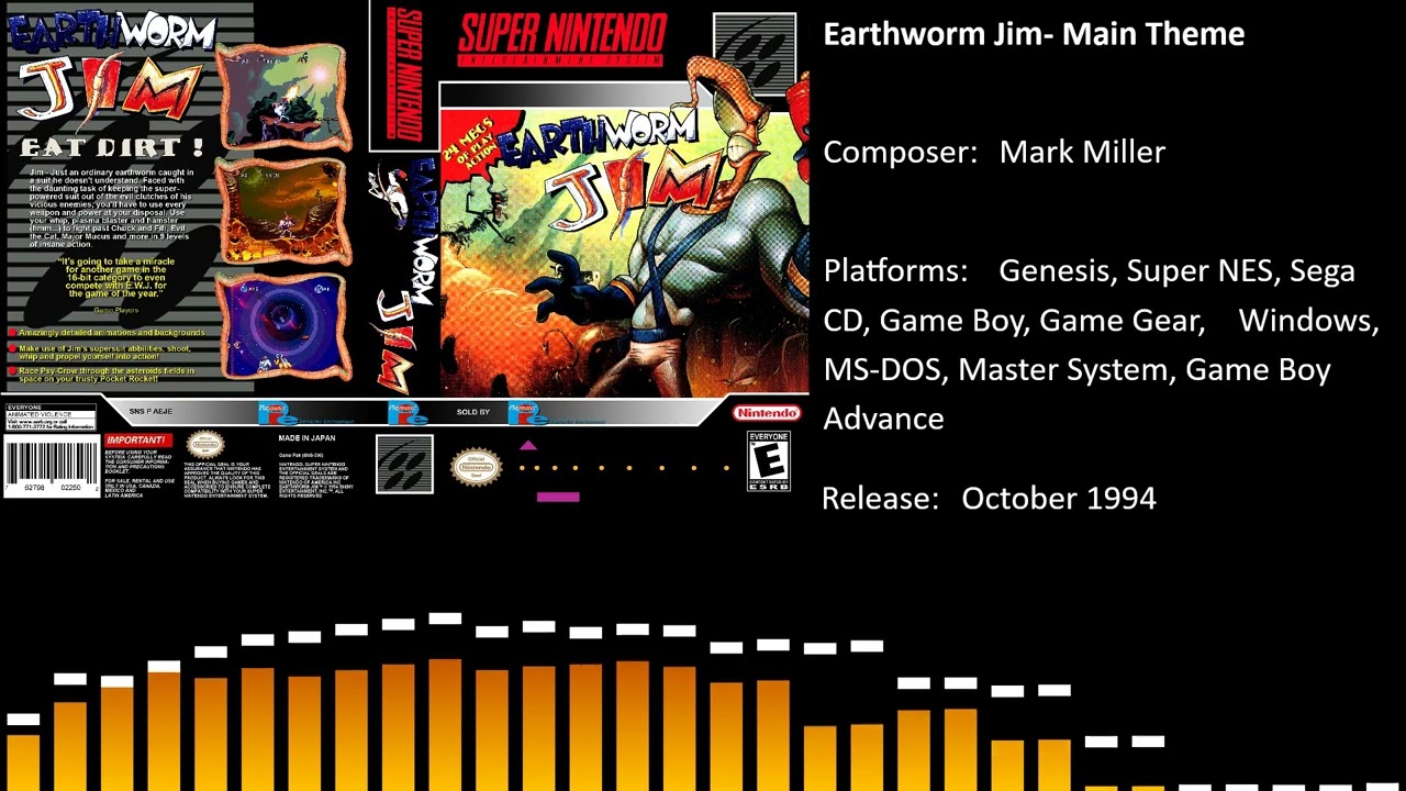 Earthworm Jim-  Main Theme [SNES]