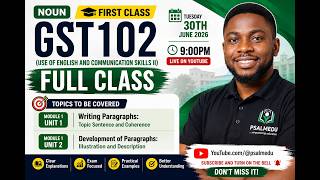 GST102 - USE OF ENGLISH AND COMMUNICATION SKILLS II