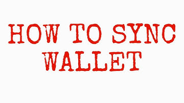 How to sync Stronghands wallet