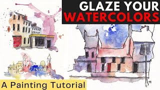 Unique Watercolor & Ink Techniques  A Sketching Tutorial