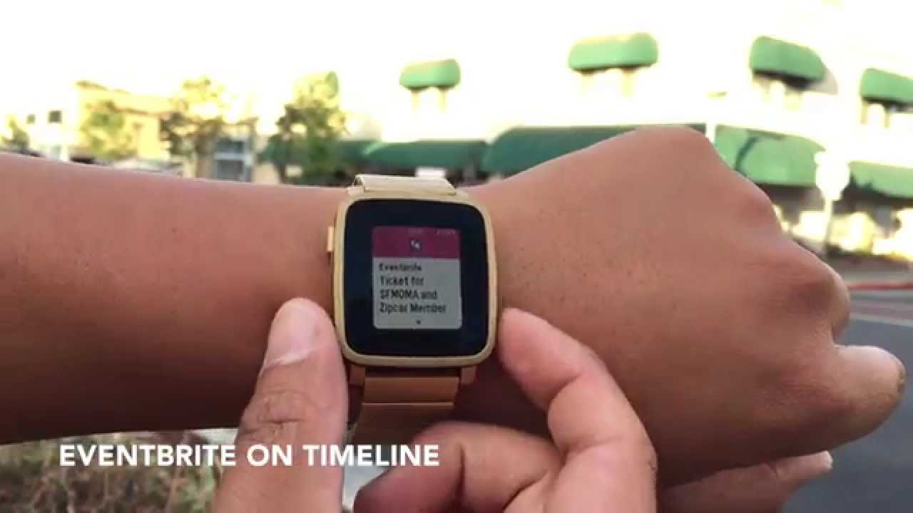 Eventbrite For Pebble Time Youtube