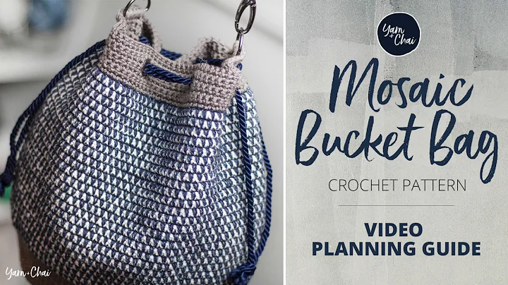 Learn to Crochet a Stylish Mosaic Bucket Bag