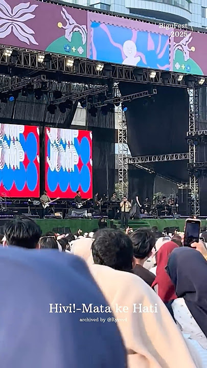 Hivi - Mata ke Hati, Live perform at Bigu FestivaL 2025. #hivi #konser