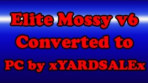 EliteMossy v6 Patch For Cod4