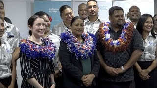 Fijian Minister for Trade officiates at the Fiji Enterprise Engine Graduation