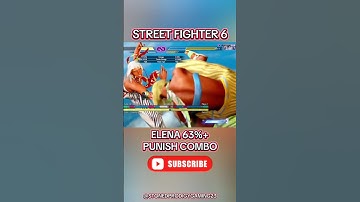 HIGH DAMAGE ELENA COMBO👀 #combos #streetfighter #elena #sf6