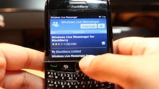 YouTube install to Blackberry Bold 9780