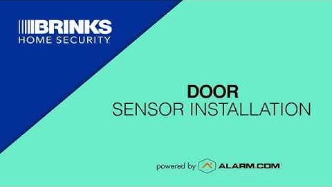 How to Install the Brinks Home Wireless Door Sensor