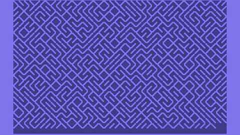 10 PRINT CHR$(205.5+RND(1)); : GOTO 10