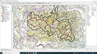 WMS 11.1 - calculate watershed Curve Number and set up HEC-1 model - CE 433 Class 32 (4 April 2022)