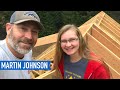 20+ FEET UP IN THE AIR // Truss Blocking Installation Pt. 2 | Off Grid Cabin Build #37