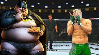 Crazy Fight 🔥🐉Fat Batman vs. Old Bruce Lee - EA Sports UFC 4 Rematch