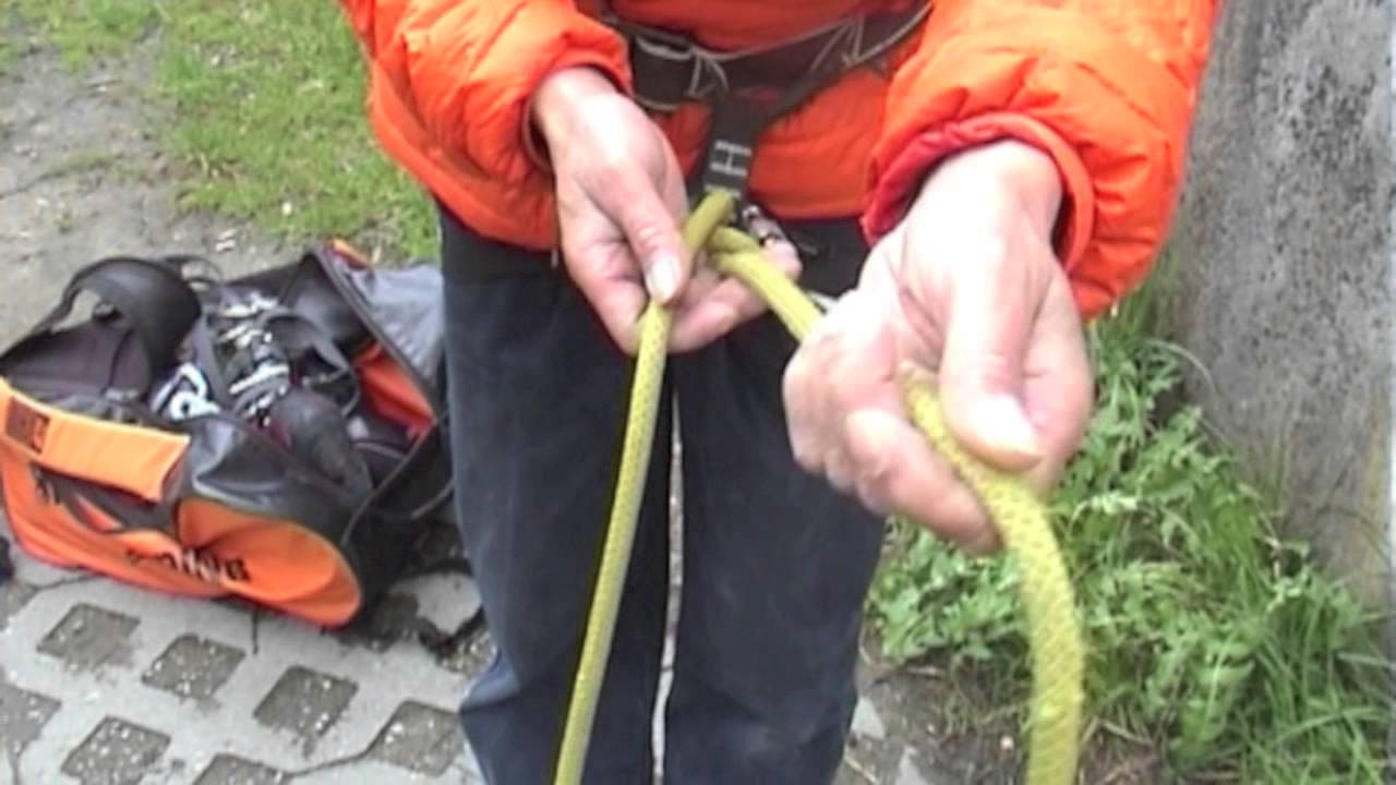 confectionner le demi-noeud d'amarre et assurer - YouTube
