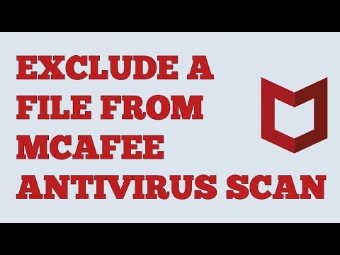 How To Exclude A File From McAfee Antivirus (v.16.0) Scan | Add Exceptions In McAfee