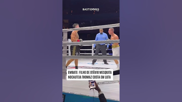 Thomaz Costa é nocauteado por filho de Otávio Mesquita em luta!