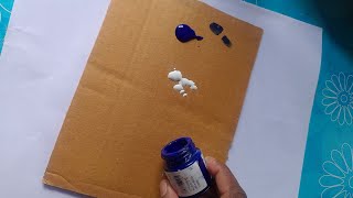 My New Easy Acrylic Painting Acrylic Painting On Cardboard Mousomi Art