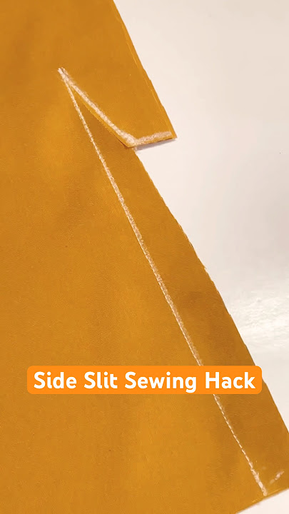Sewing Side Slits – Unique Method Revealed! #sewing #sewingtipsandtricks