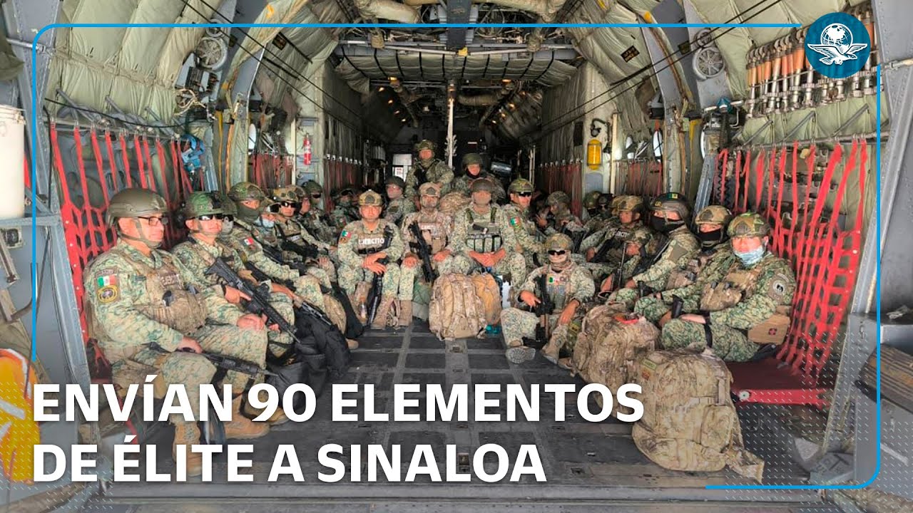 Llegan Fuerzas Especiales del Ejército a Sinaloa para reforzar seguridad