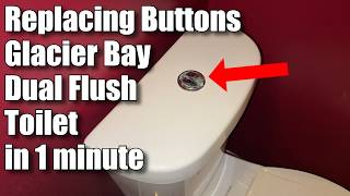 Glacier Bay Dual Flush Toilet Button Replacement