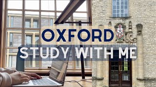 2 HOUR STUDY WITH ME | Rainy Afternoon | Pomodoro Timer | St Anne's College | University of Oxford by hdk study 6,448 views 1 year ago 1 hour, 56 minutes