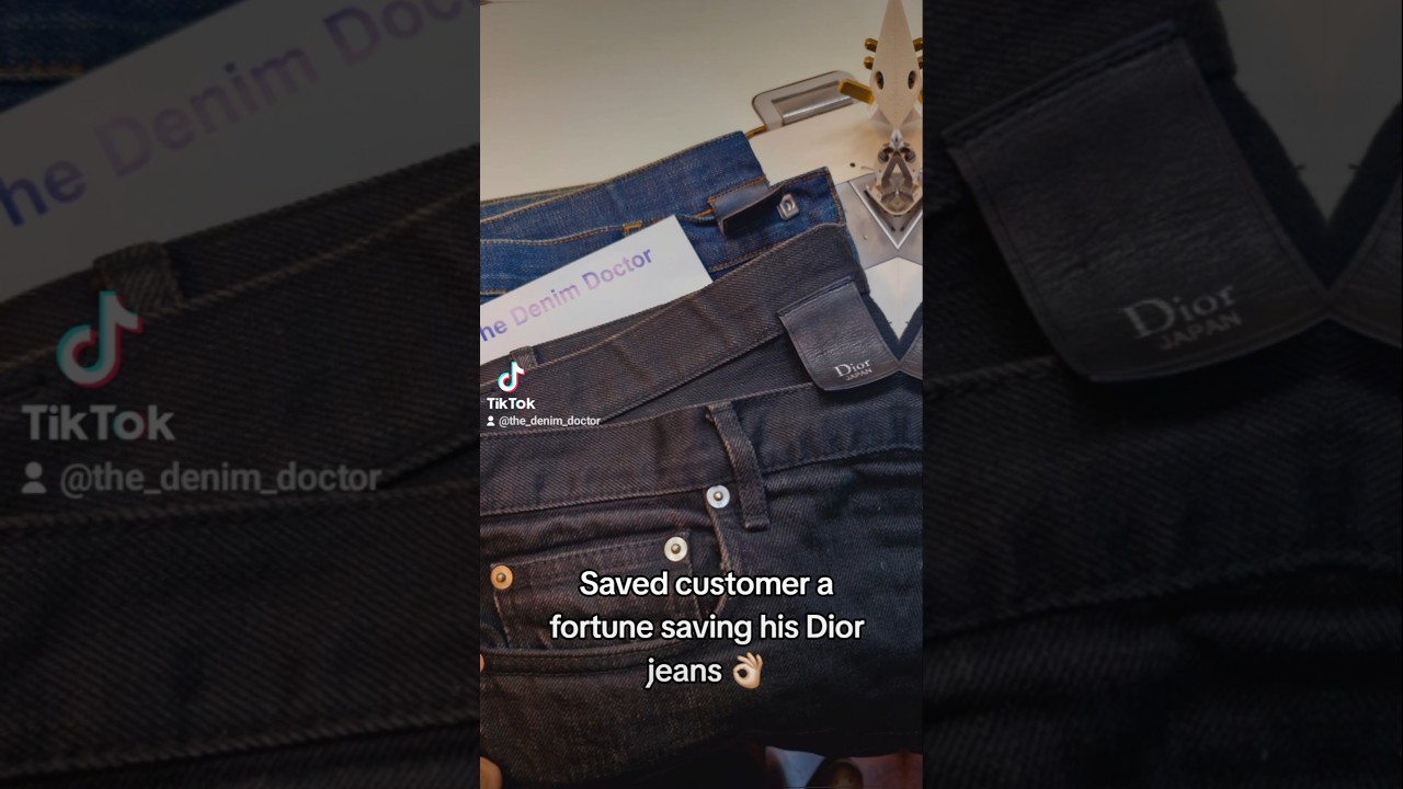 Saved Customer fortune by repairing his Dior jeans 