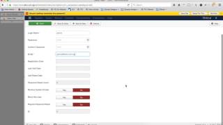 Adding/Editing User to CMS