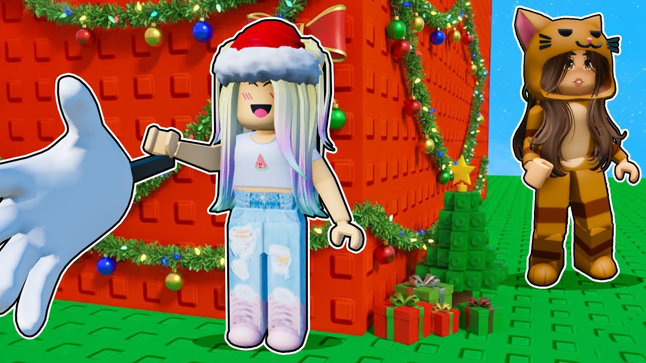 JUGAMOS una TORRE TROLL de NAVIDAD en Roblox con Mandarina