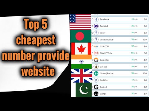 Top 5 Cheapest Virtual Number Provide Website 2021। How To Get A International Number (US,UK,FR...)