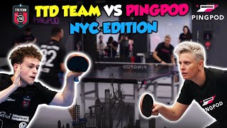 1ST EVER International Match | TTD Team vs PingPod