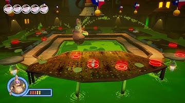 SpongeBob: Battle for Bikini Bottom Rehydrated - Robot Patrick Boss Fight Gameplay (HD) [1080p60FPS]