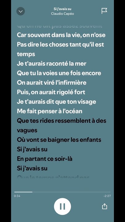 Si j avais su Claudio Capéo #music #musique #speedup #song #speedsong Si j avais su Claudio Capéo #music #musique #speedup #song #speedsong