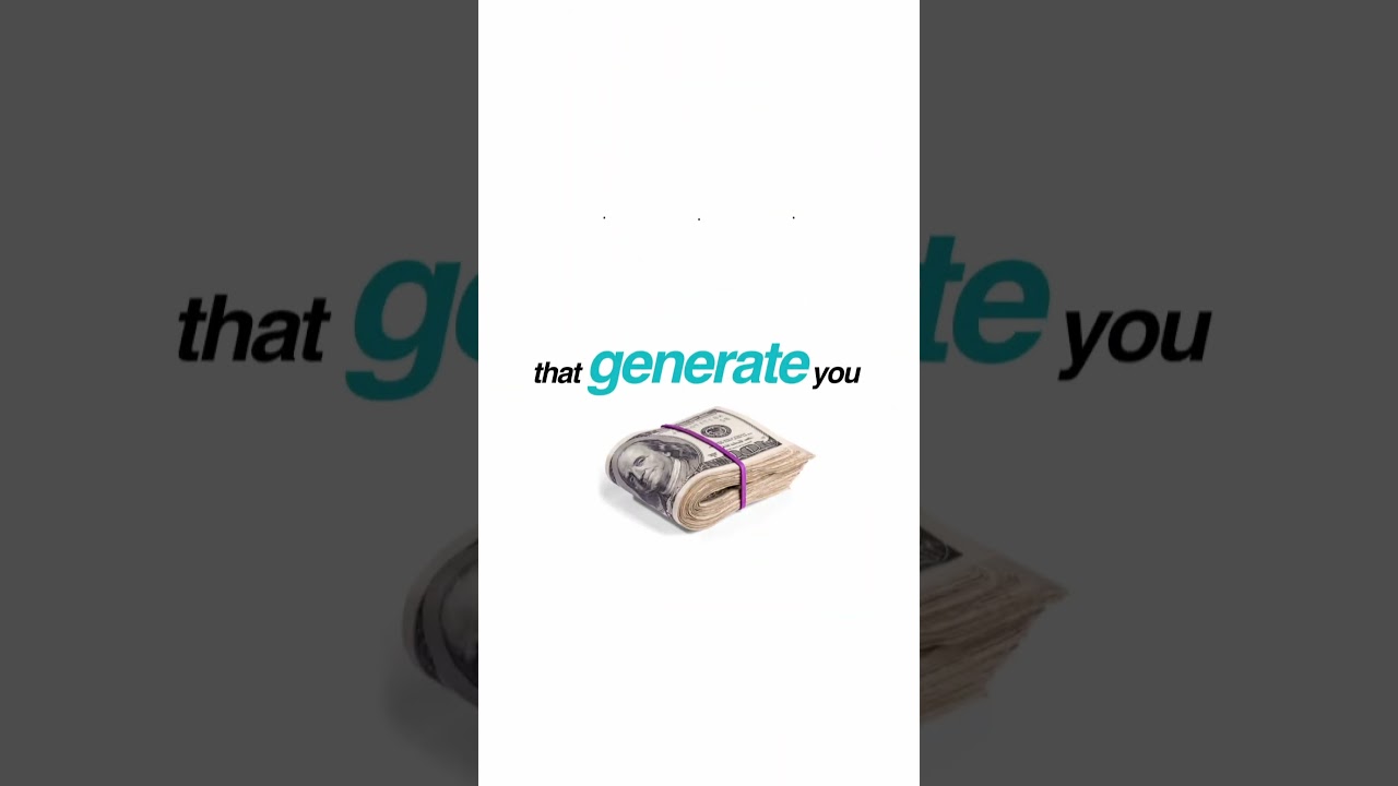 Money genrating mindset