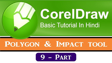 How to Use Polygon Tool in CorelDRAW |  Coreldraw Basic Tutorial in Hindi
