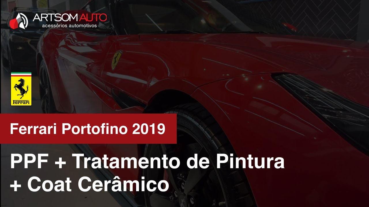 Ferrari Portofino 2019 - PPF + Tratamento Pintura + Coat Cerâmico - ArtsomAuto