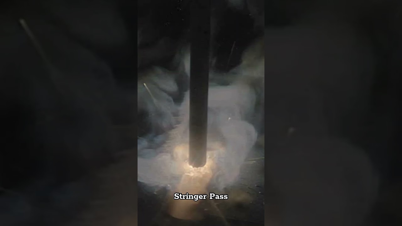 Stringer beads and weaves. 