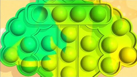 Pop it fidget 3D Gameplay ! Very relaxing and satisfying All Levels Gameplay Walkthrough Android iOS