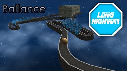 Ballance Custom Level - long highway route! #ballancecustomlevels#shorts