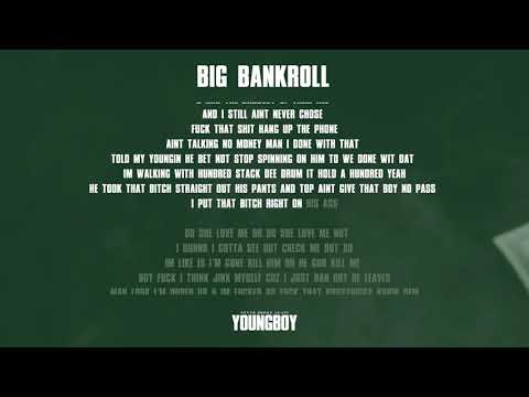 YoungBoy Never Broke Again – Big Bankroll [Official Lyric video]