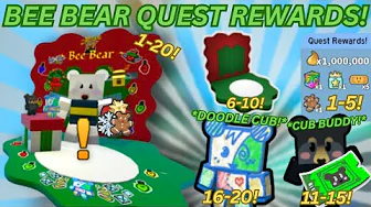 ALL Bee Bear's Beesmas 2024 Quest *Rewards!* | Bee Swarm Simulator thumbnail